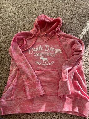 Pink Hooded Women's Sweatshirt
